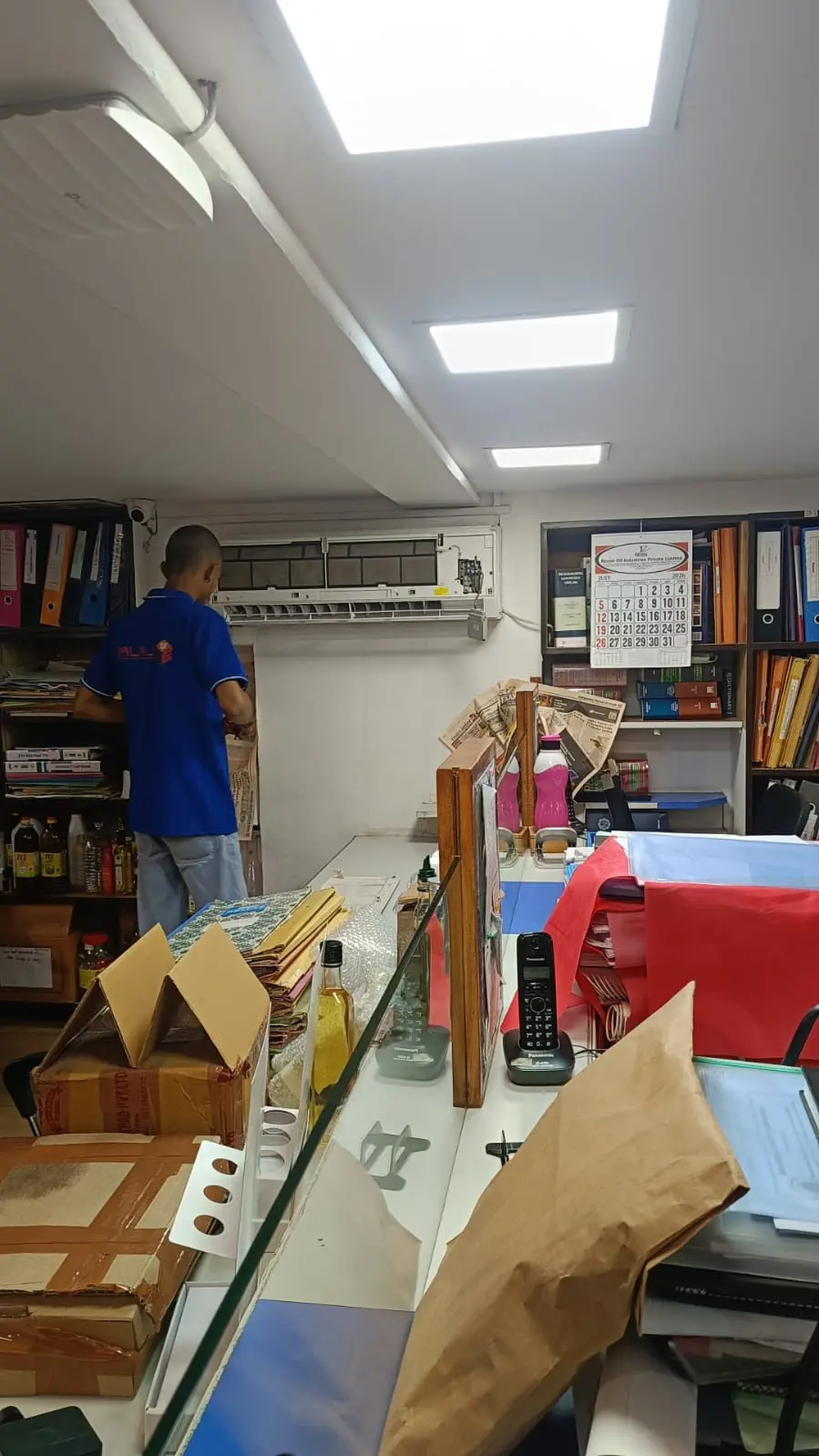 Balaji Enterprises staff member on site providing after-sales support